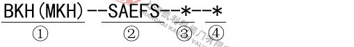 BKH、MKH高壓球閥型號說明